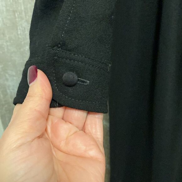 Johanna Ortiz 100% wool open back ruffle jumpsuit, size 6 - Picture 4 of 9